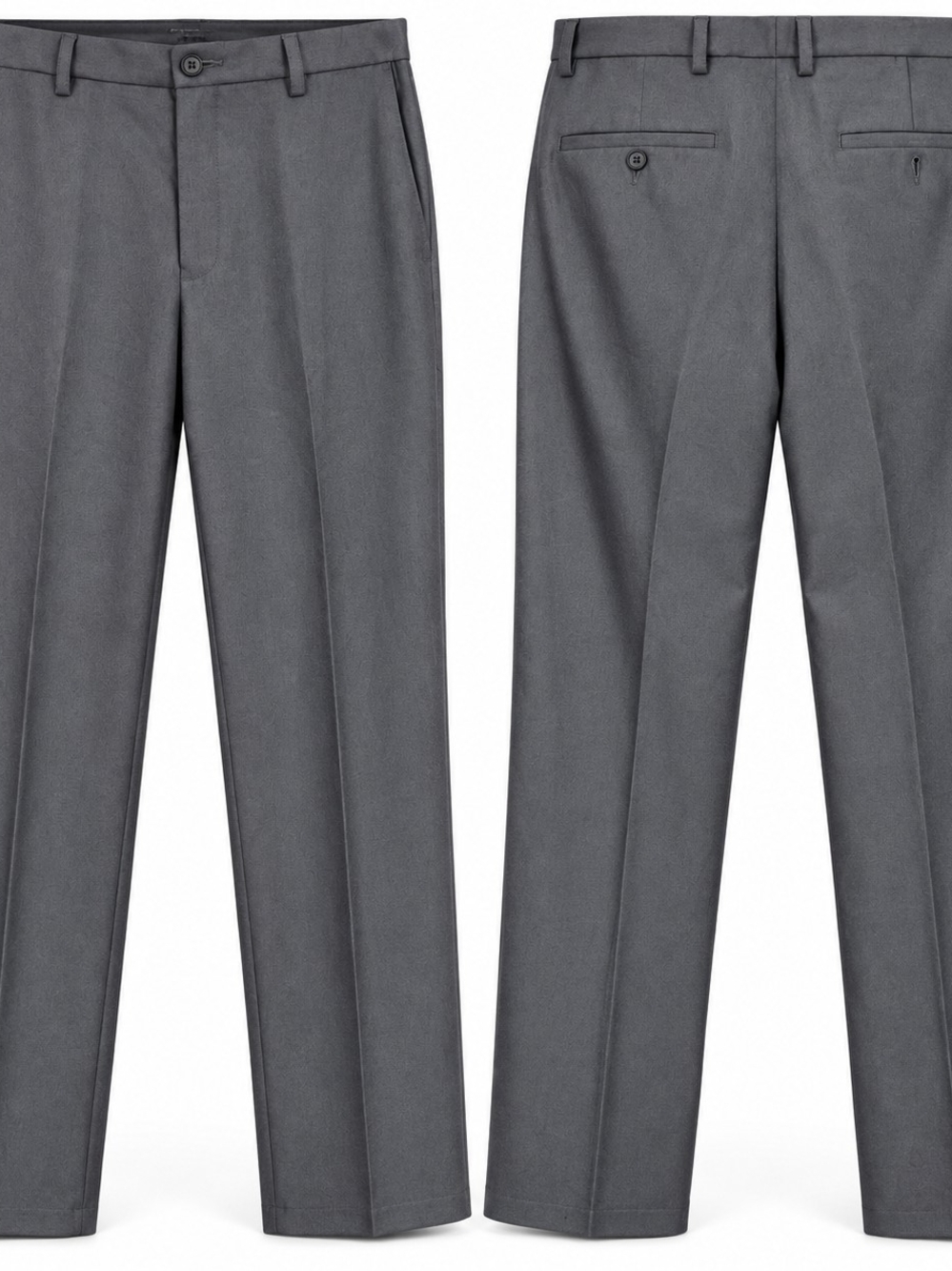 Haggar Men’s Charcoal Gray Dress Pants 34x34 Classic Business Casual Minimalist